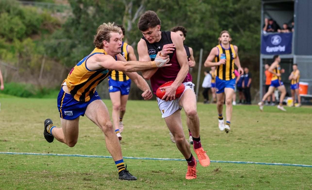 James Blight makes a run for it at the Snake Pit