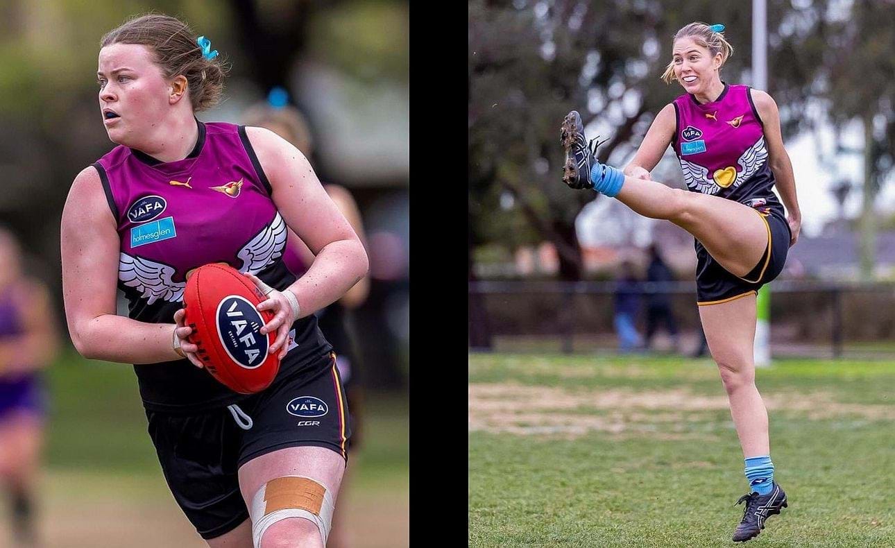 Skipper Bridget Hanrahan and Alizza Hetherington