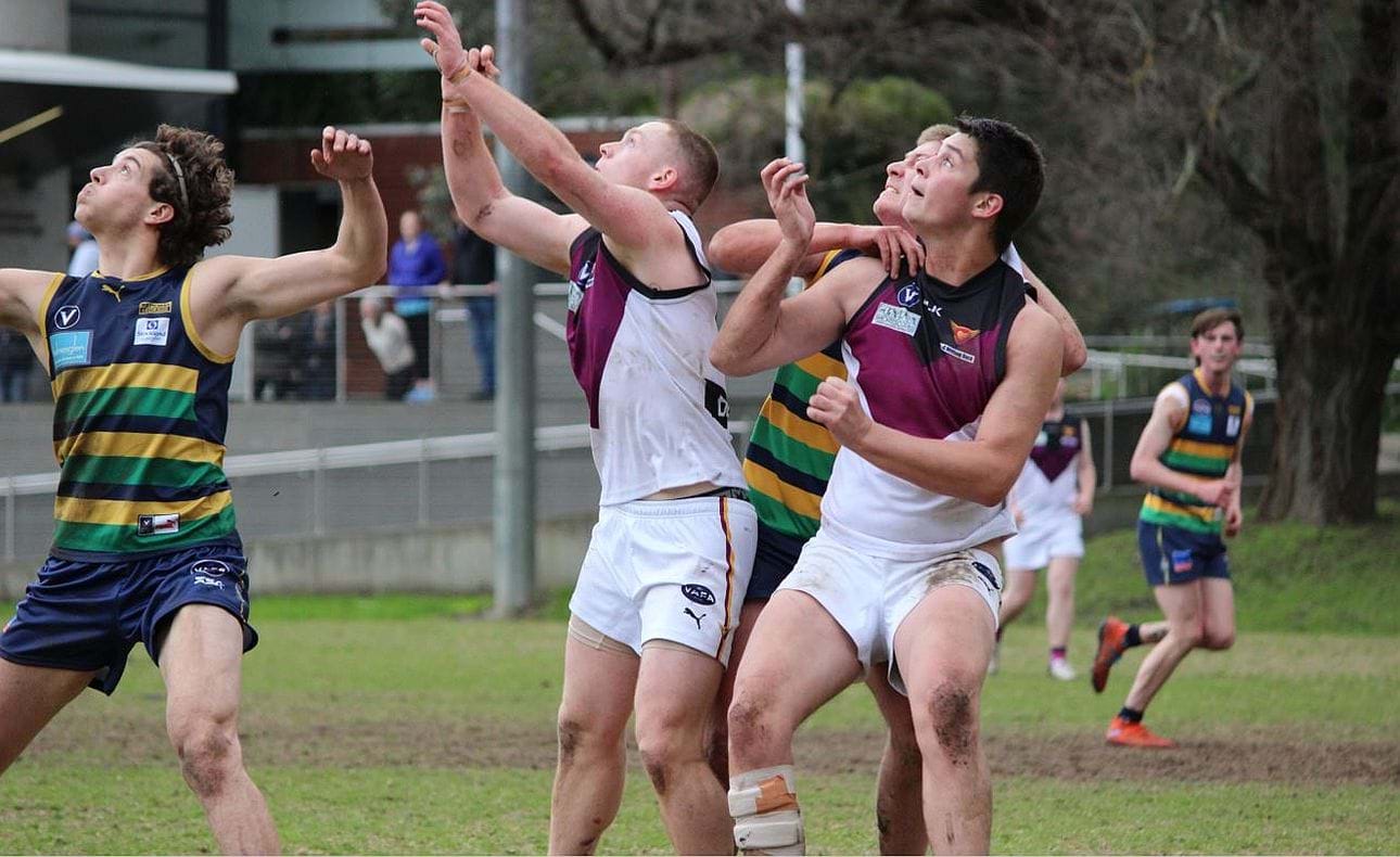 Dre Stefanakis and Ethan Hardeman have the sit in the pack