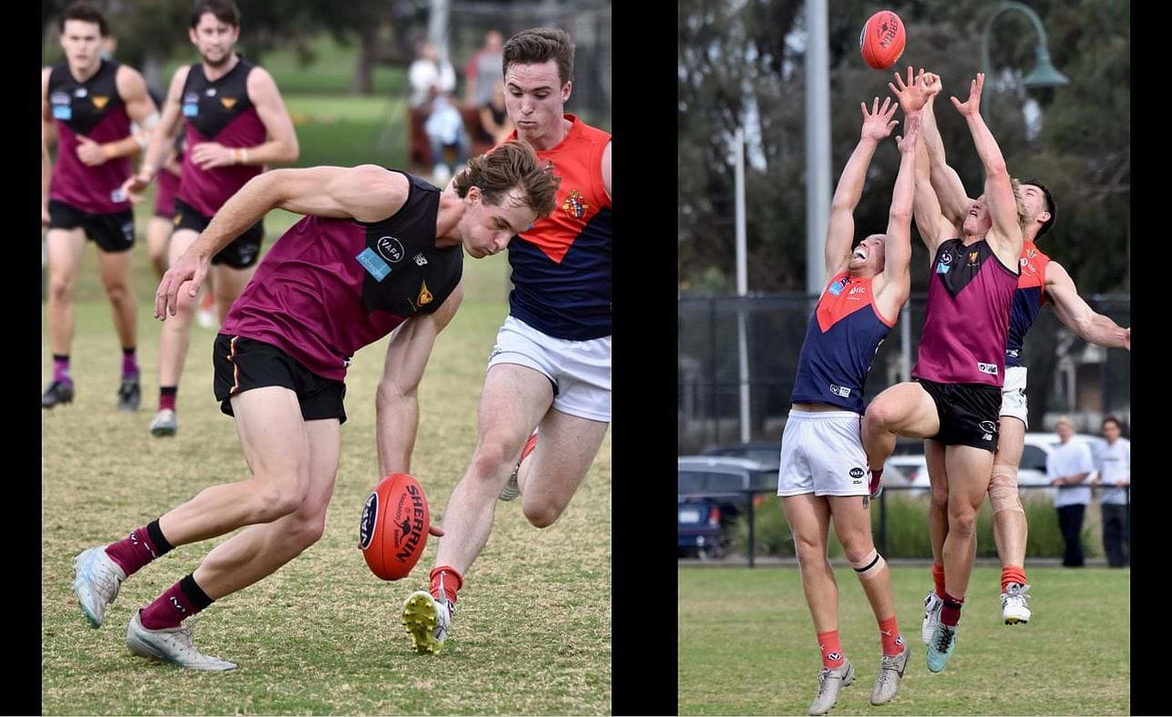 More strong defence from Hugo Lynch while Flynn Gregor takes on two opponents