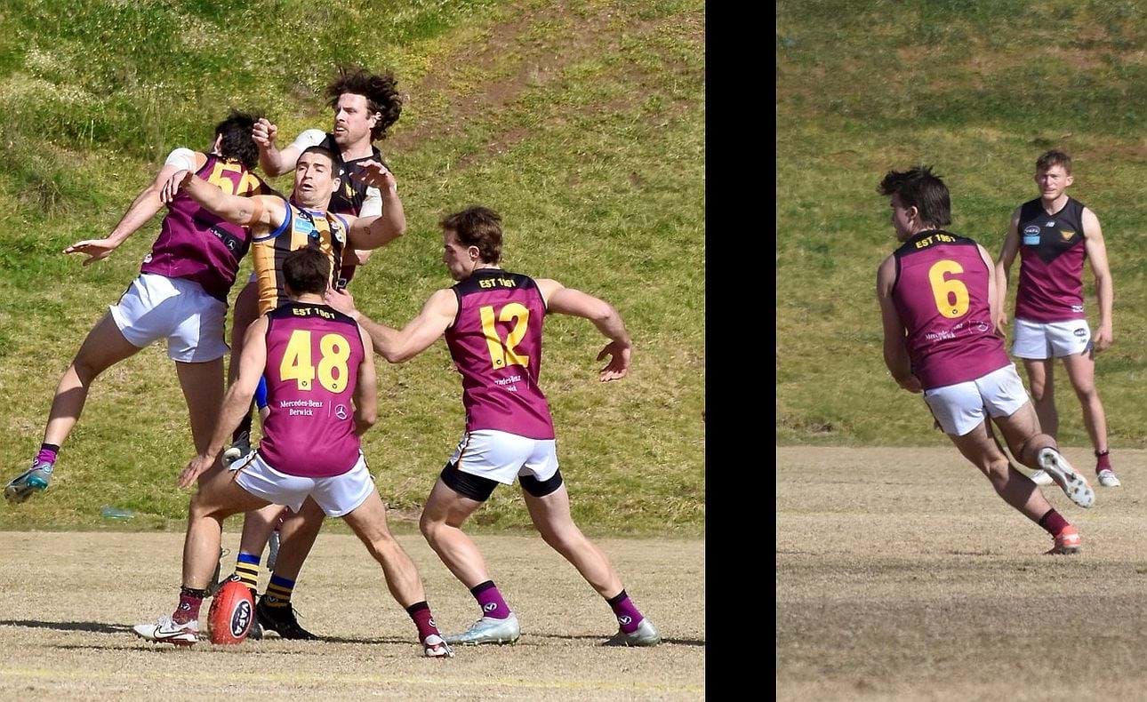 Will Paul is highest but has plenty of help from Kye Turner (50), Connor Riley (48) and Hugo Lynch (12); Josh Gasparini (6) on the turn