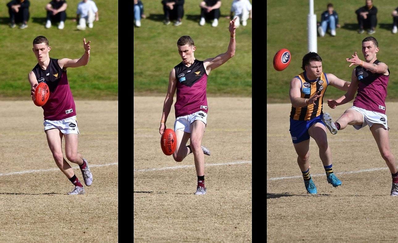 James Connell's kicking action