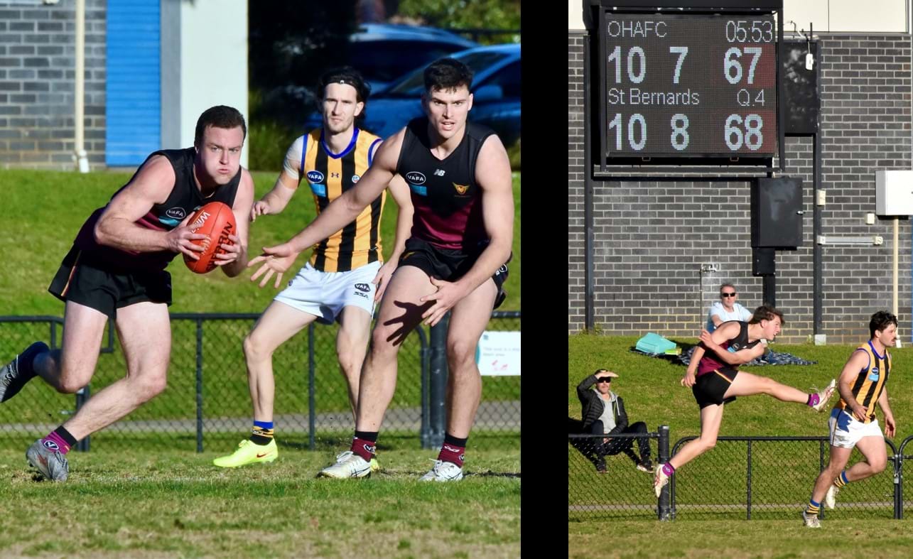 Sievers and Hotton in control; Archer Harrop clears from defence early n the last quarter
