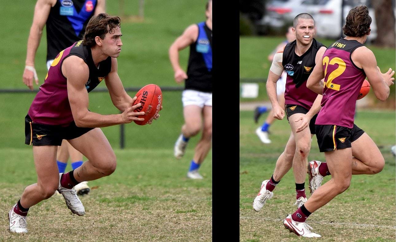 Ned Conway on the run, James Paul in the background