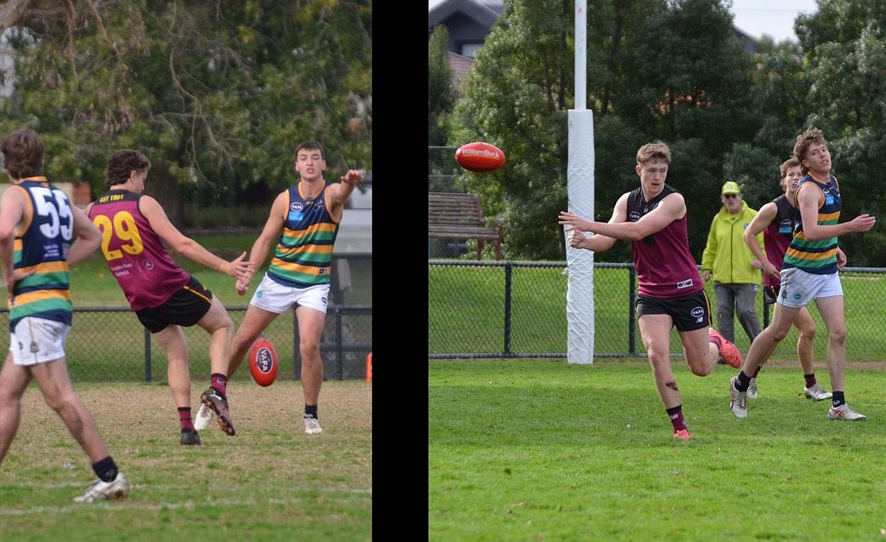 A kick for goal from Charlie Paynter and a look away handball from Will Dempster