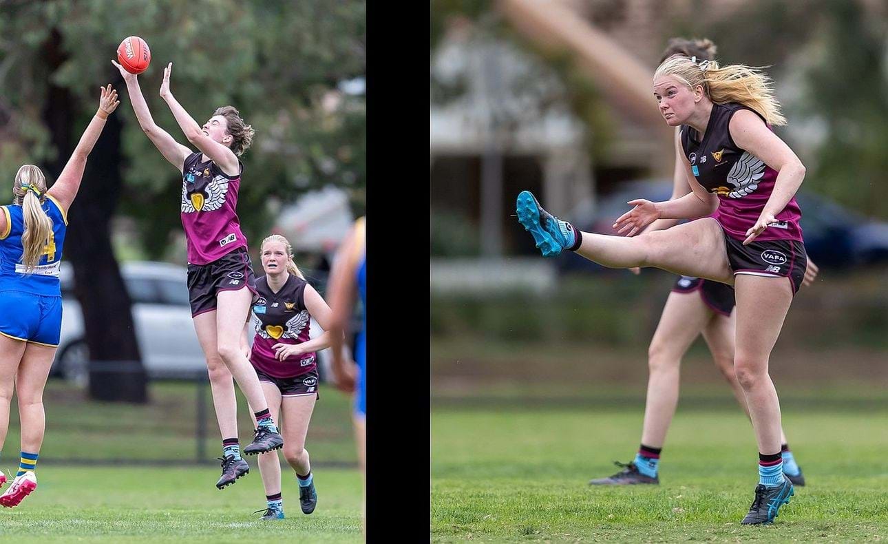 Zara Clavarino marks, Claire Schefter-Jacoby kicks