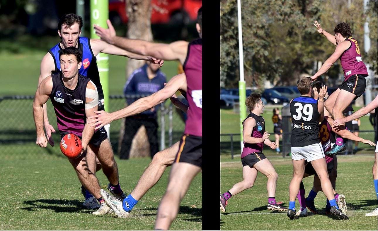 A handball from Sam Loewe and a spectacular leap from Harrison Jones