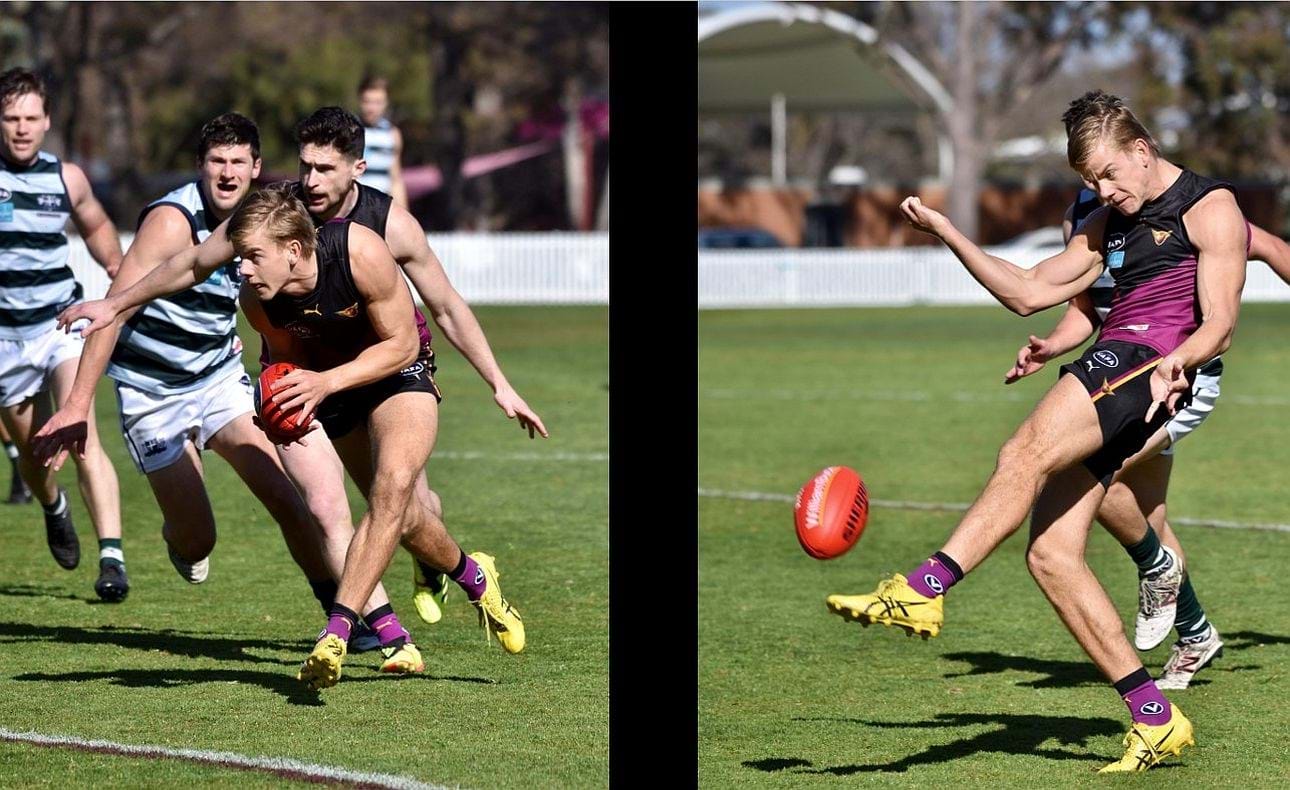 On a beautiful late winter day for Round 16 against Old Geelong on the Rendall Oval at Haileybury Keysborough, Mattias Rose continued his stellar 2024 form