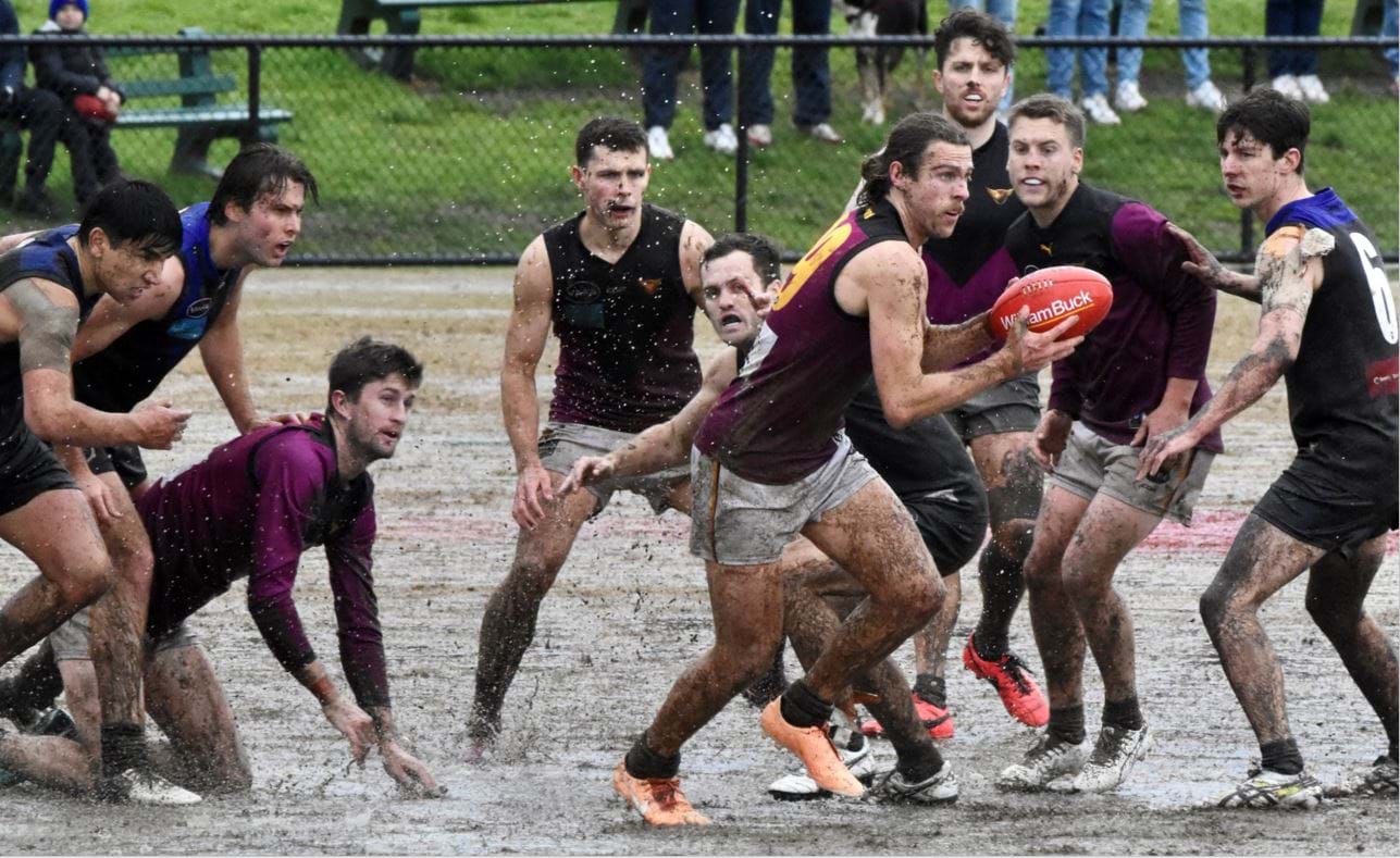 Defender Will Paul breaks clear