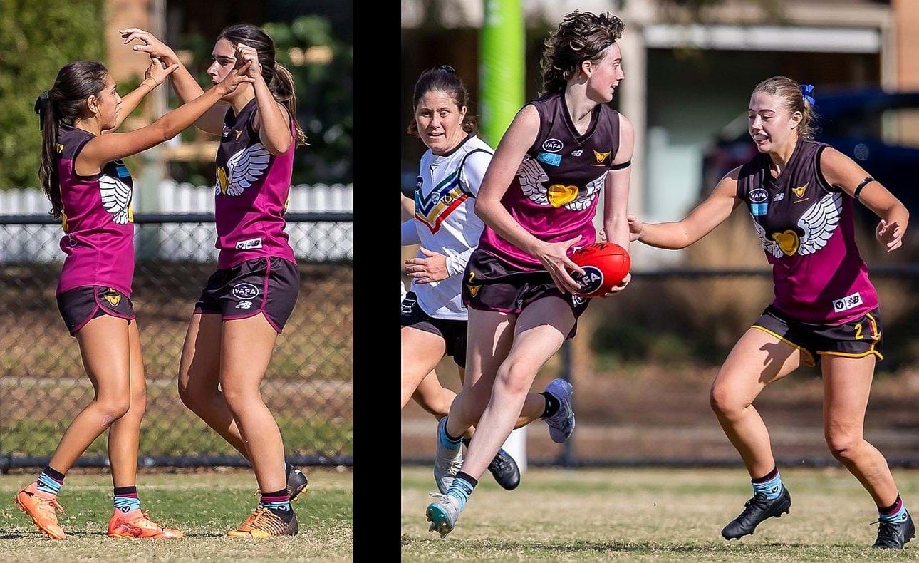 Celebrations for Jasmine Bettes and Leesa Guastella; Zahra Clavarino turns ahead of Eliza Main