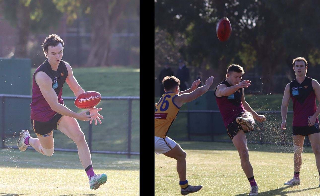 Jake Black and Scanlan Lynch clear for the Under-19s in their top of the table clash with St Bernard's
