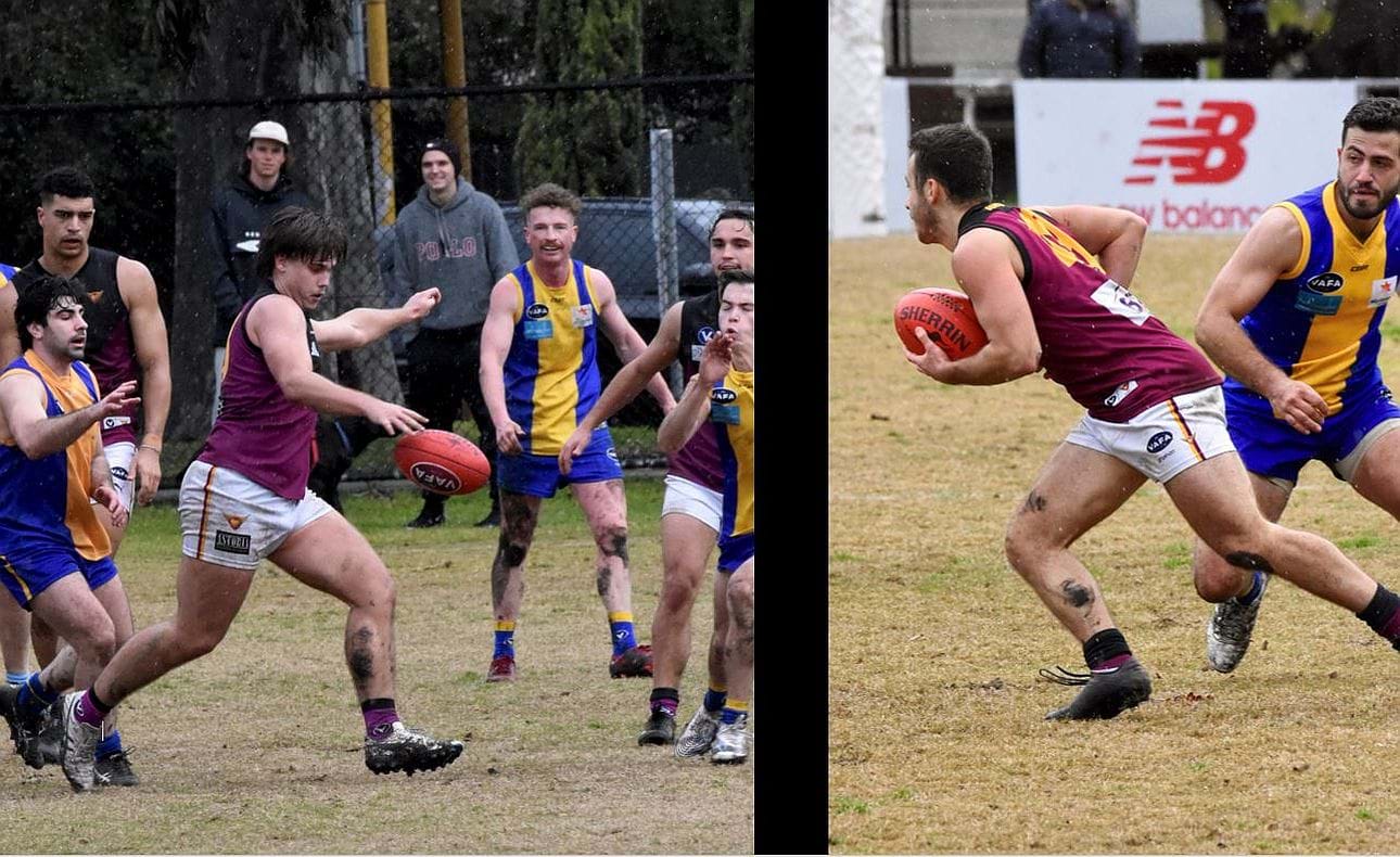 Max Walstab and Lorenzo Venturi battle it out for the Reserves