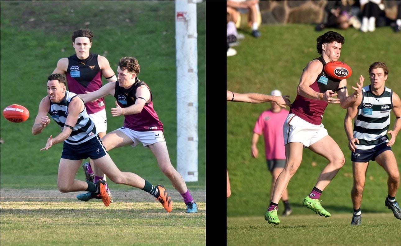 Josh Gillon and Joel Constable in defence, Luke Bailey juggles in the midfield