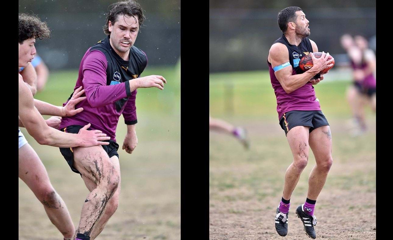 Jack Munro sans ball and James Magner with it