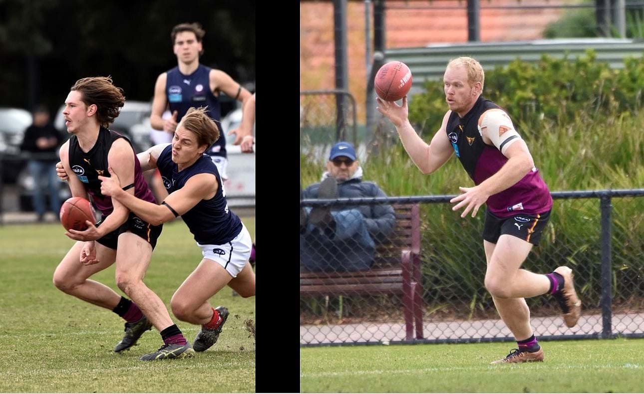 Keaton Law under pressure, Brad Prior with fingertip control