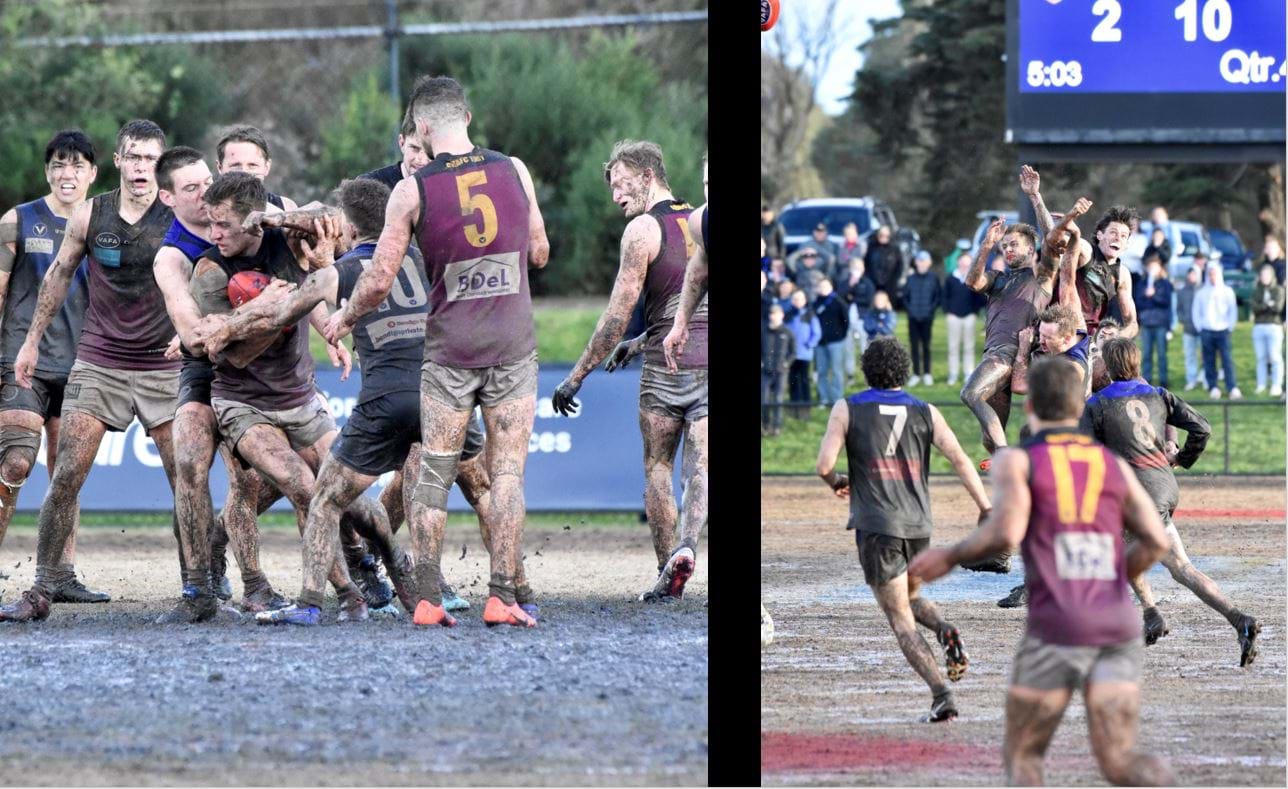 Desperation ruled towards the end as seen in this tackle on Brodie Steele and his spoil with Kye Turner