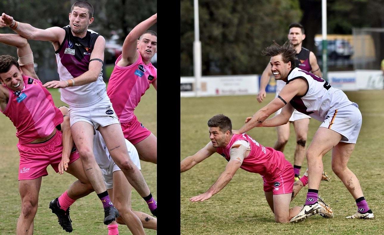 Durras Seccull and Jack Munro in contest