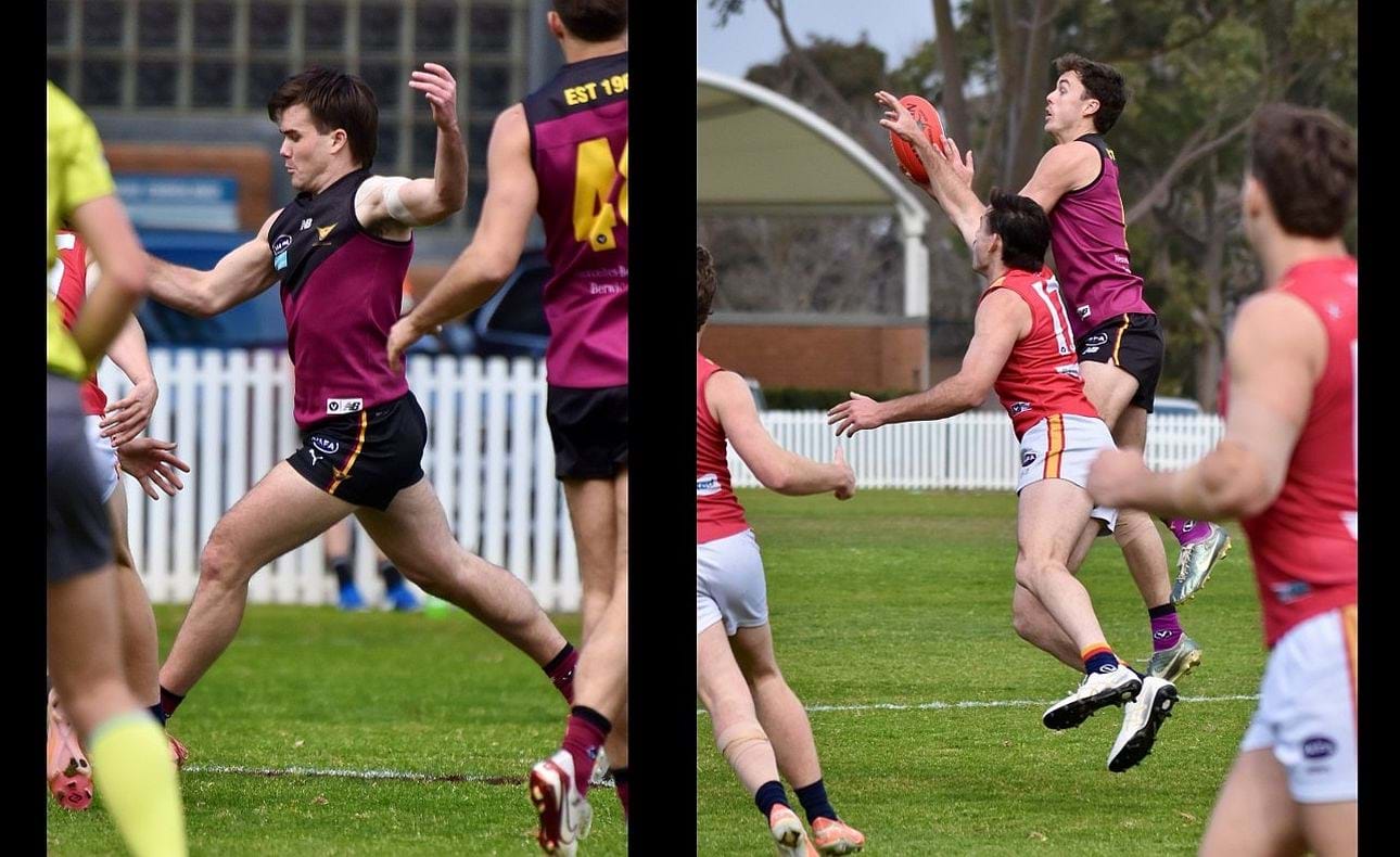 Another Josh Gasparini centre clearance and a Lachie Vaughan mark