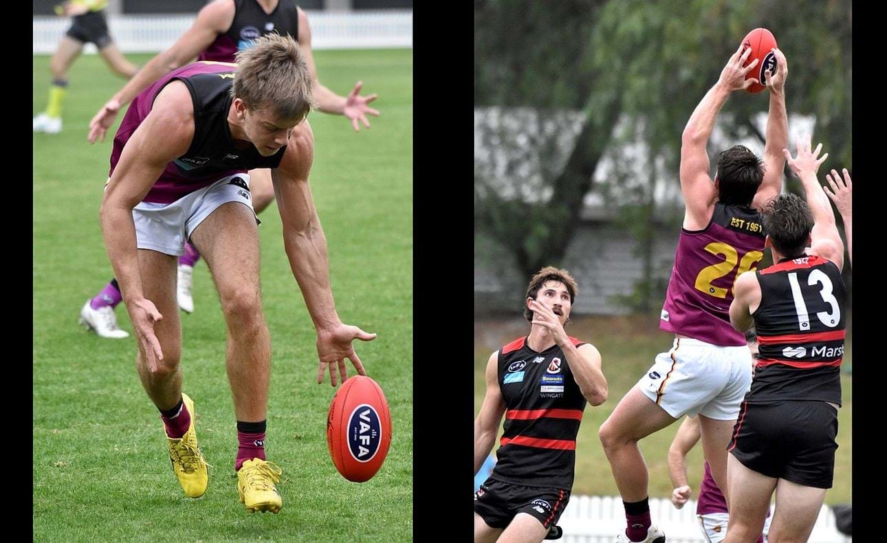 Mattias Rose gathers, Harrison Jones (26) marks