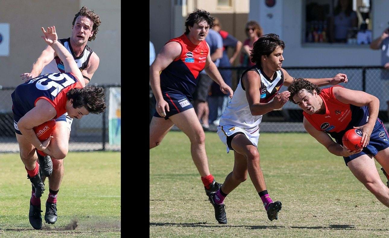 Tom McPhee and Cody Goonewardene contest