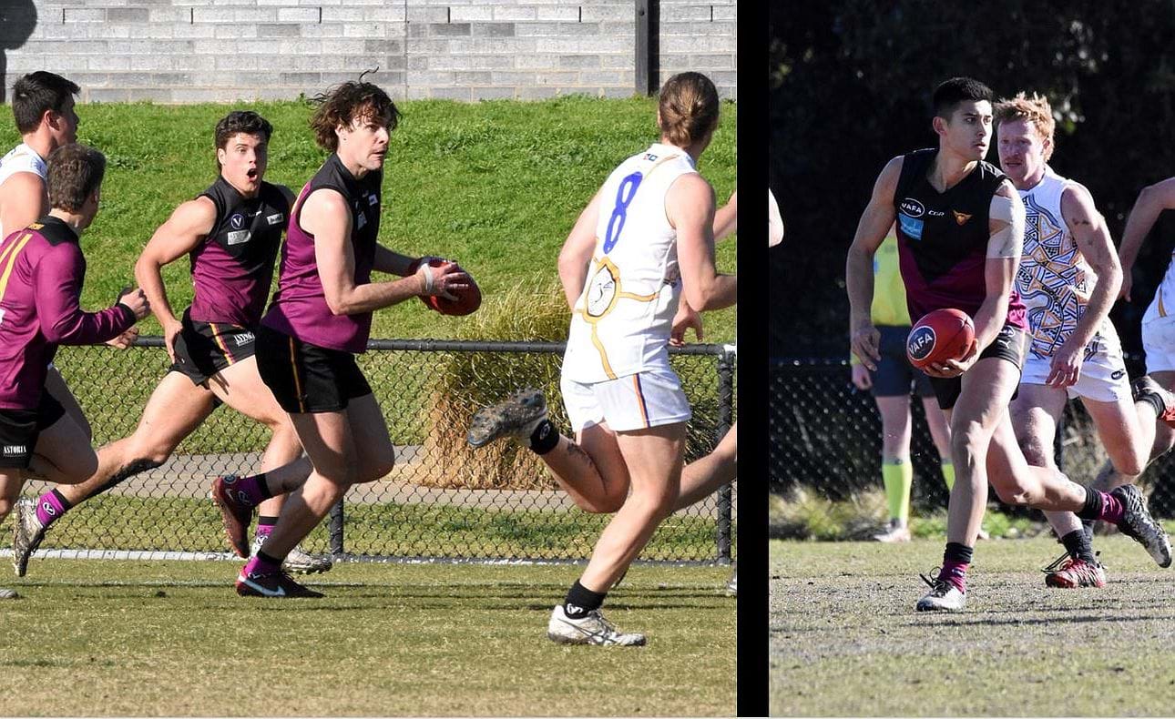 Ruckman Austin Bradtke and Jack McHale on the move