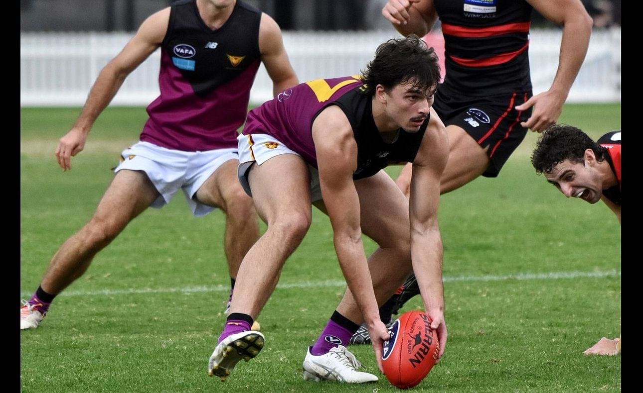 Olli Hotton collects at ground level