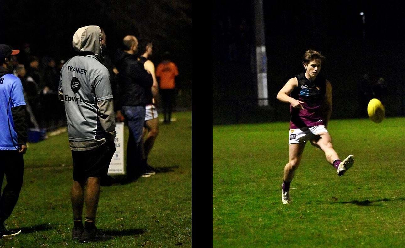 Night sets in on physio Av Kumar and defender Liam Kirkwood-Scott