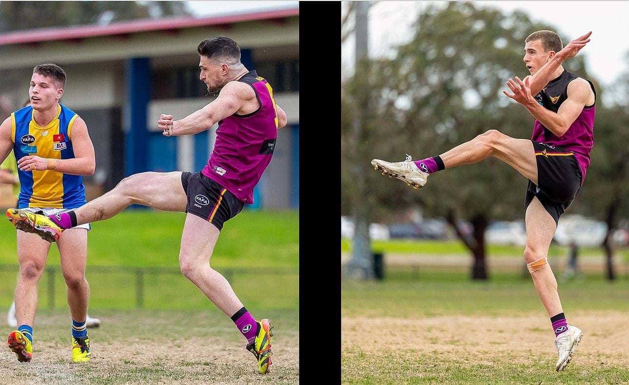 The kicking techniques of veteran skipper Brede Seccull and rookie Will McPhee