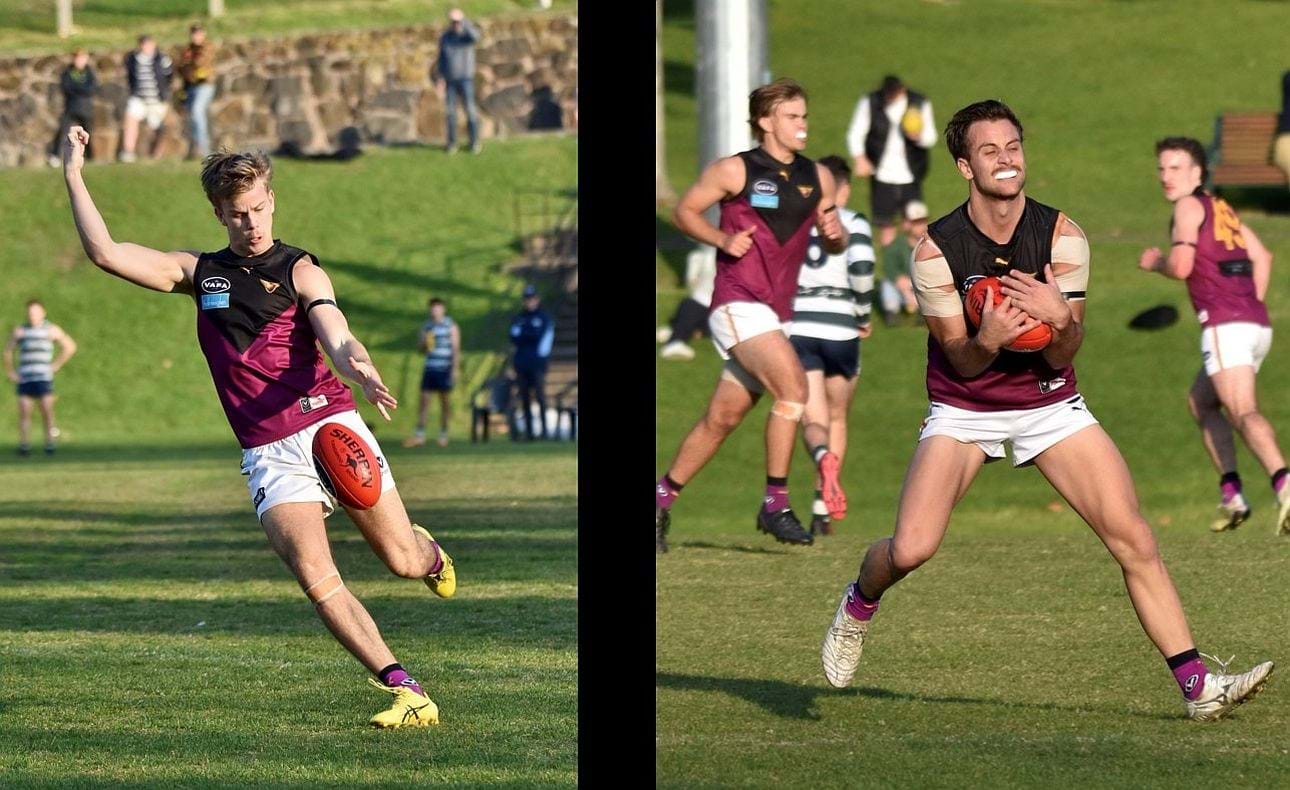 Another raking left-foot kick from Mattias Rose and another mark to Brodie Steele