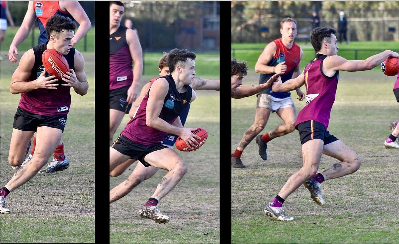 Sam Loewe had a fine game and was the Bloods best