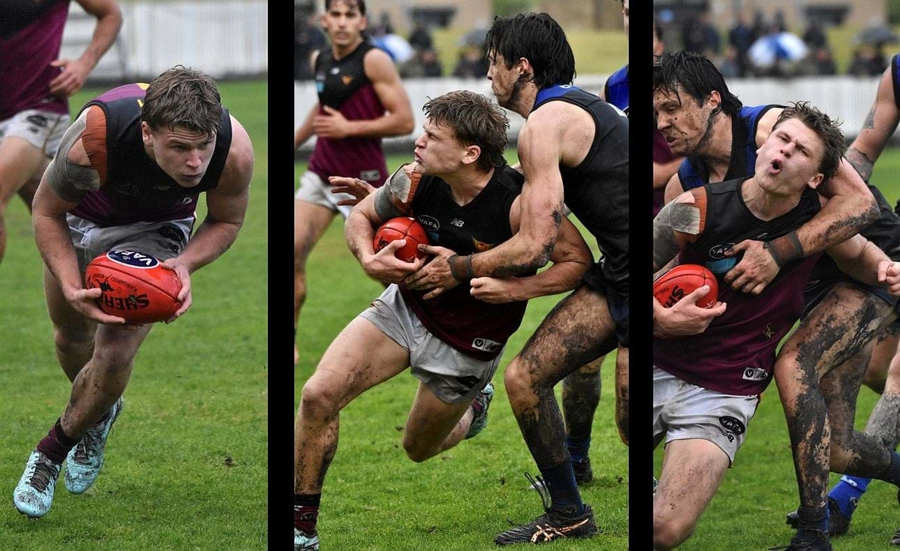 Hugo Nosiara attracts a high tackle in the final quarter