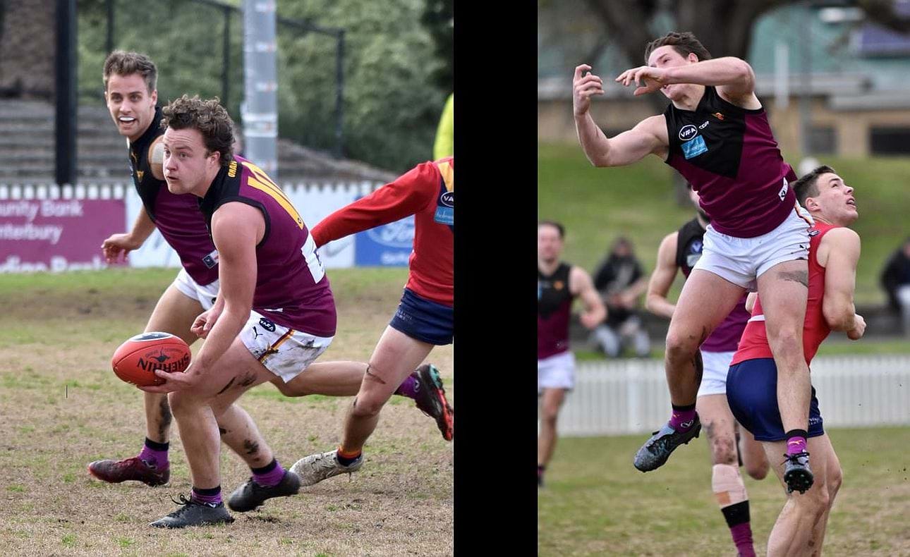 Max Sievers and Harrison Jones in action