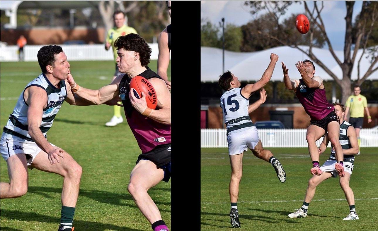 Don't argue with Luke Bailey; Brodie Steele prepares to mark