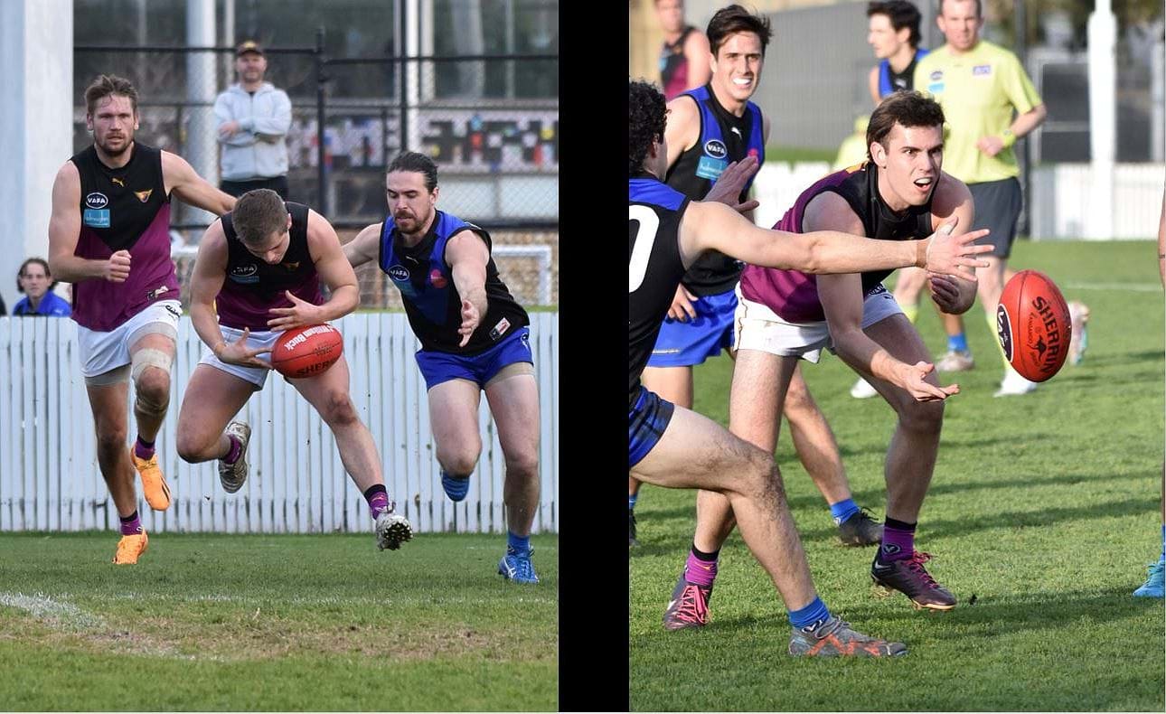 Liam Wood and Castan Racunica under pressure