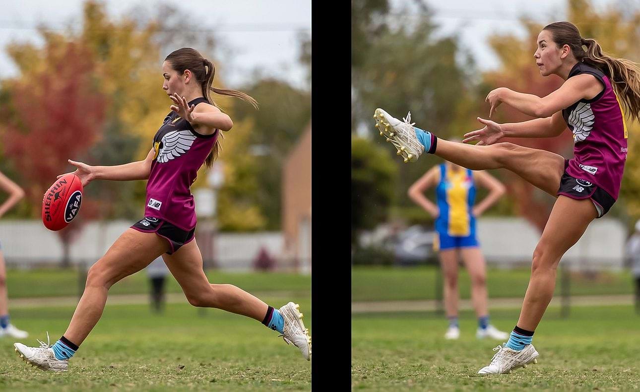 Shaylin Phillips' kicking style