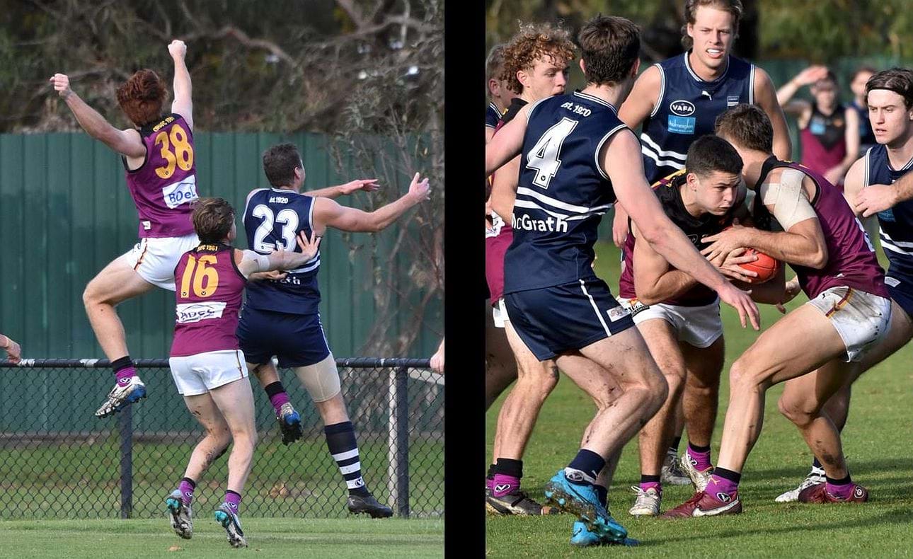 Justin Davies (38), Rayner Seccull (16), Charlie Sinclair and Brodie Steele in the contest