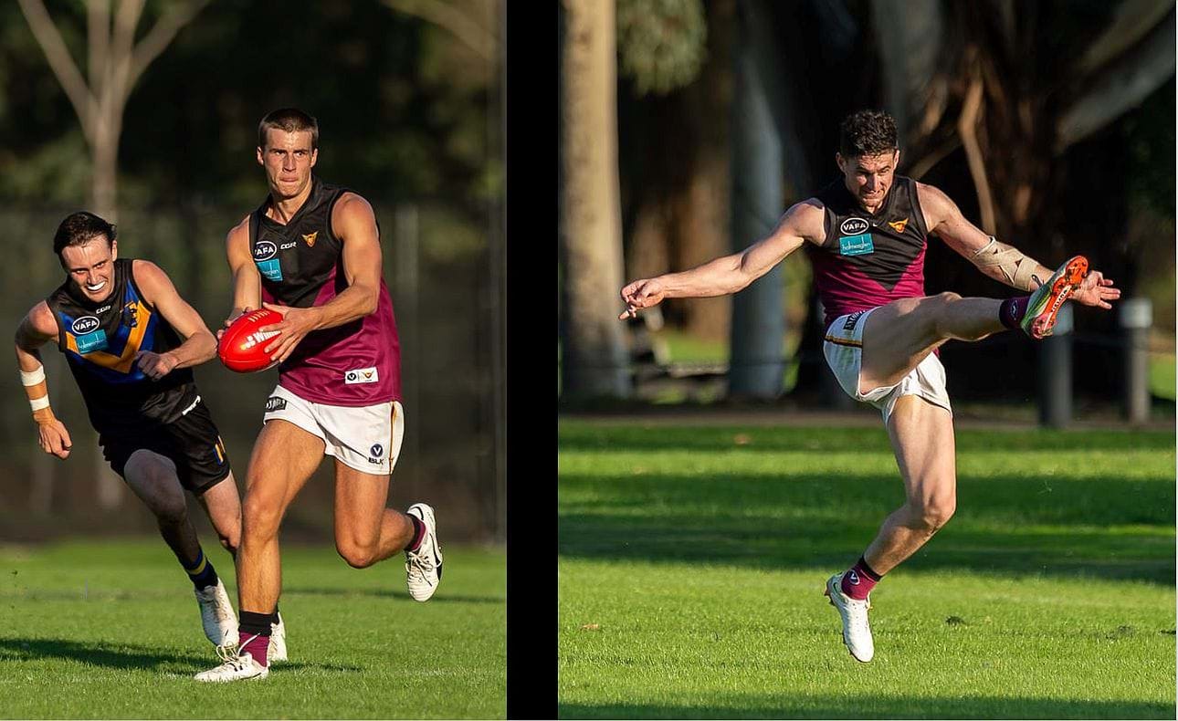 Lachie Riley and Brede Seccull break clear