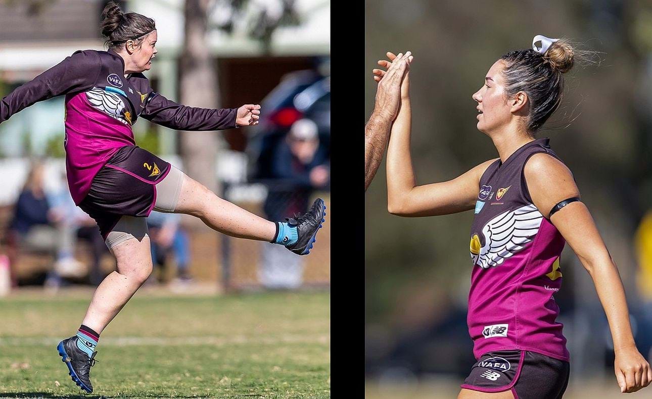 Veteran Grace Vanderwaal in the long sleeves, Gemma Elcock taking five