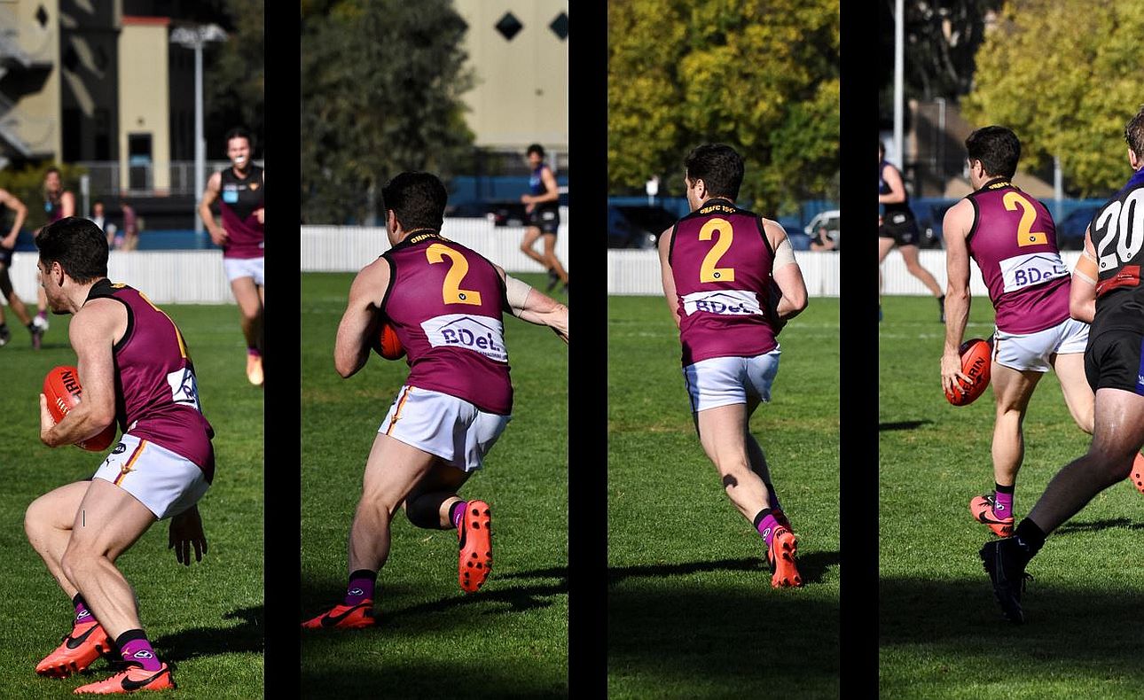 Captain James Paul breaks away