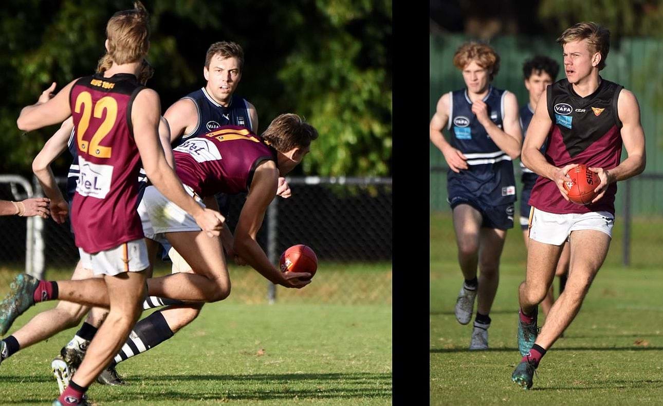 Will Gown (11) on the bend, Mattias Rose clears