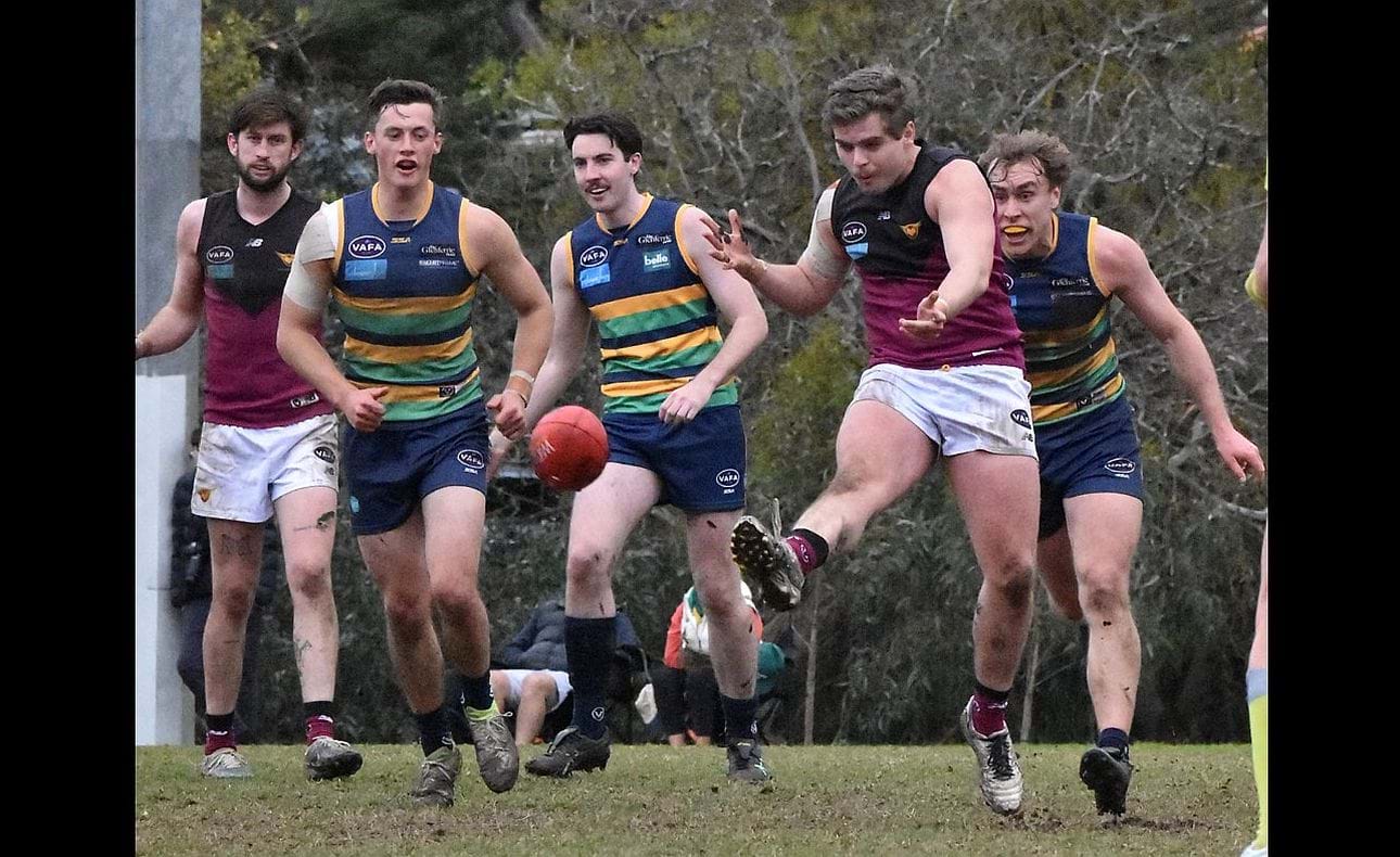 Liam Wood kicks clear of the chasing pack