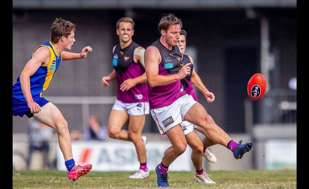 Peter Gleadhill's trusty left foot