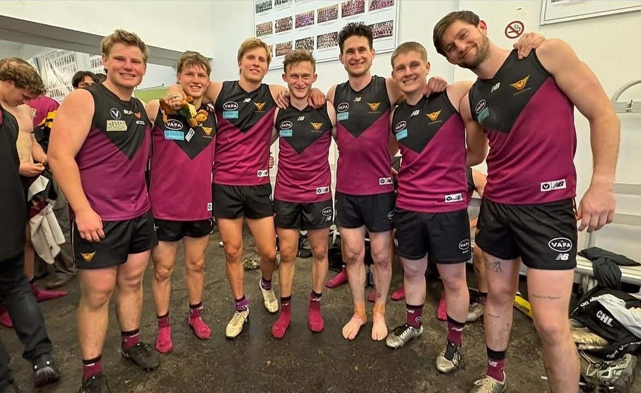 Brothers in arms; Mitch Kirkwood-Scott, Archer and Charlie Harrop, Rayner and Brede Seccull, Liam Kirkwood-Scott and Durras Seccull