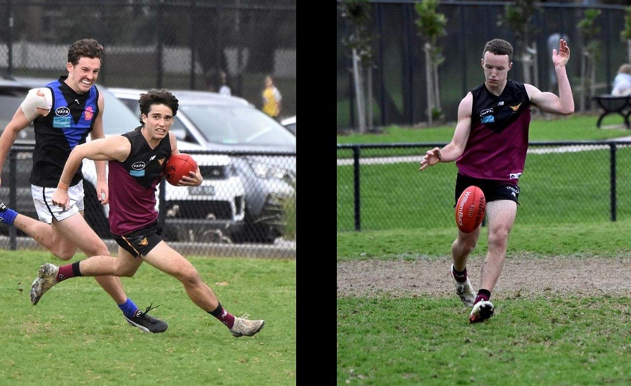 The dash of Noah Higgins and Jasper Russell