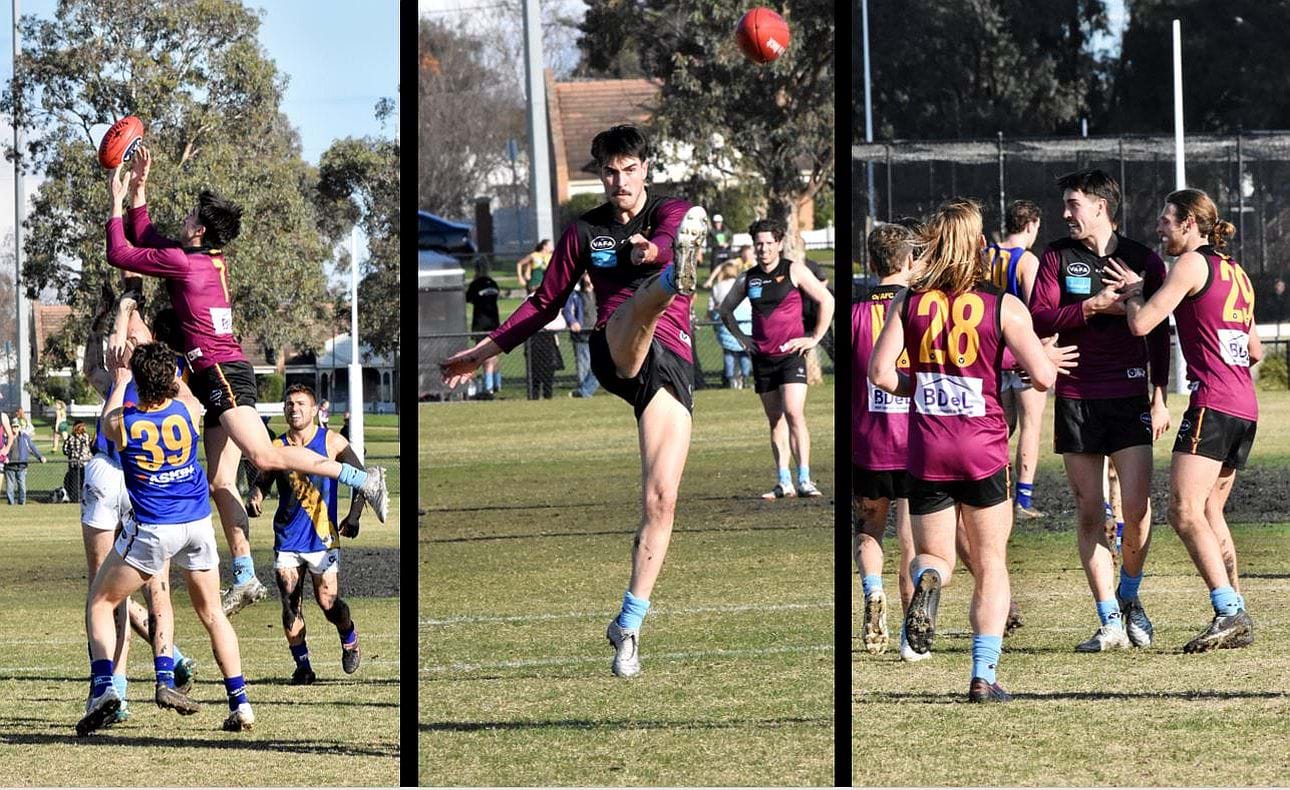 Noah Gown marks, kicks and goals in his welcome return to the team