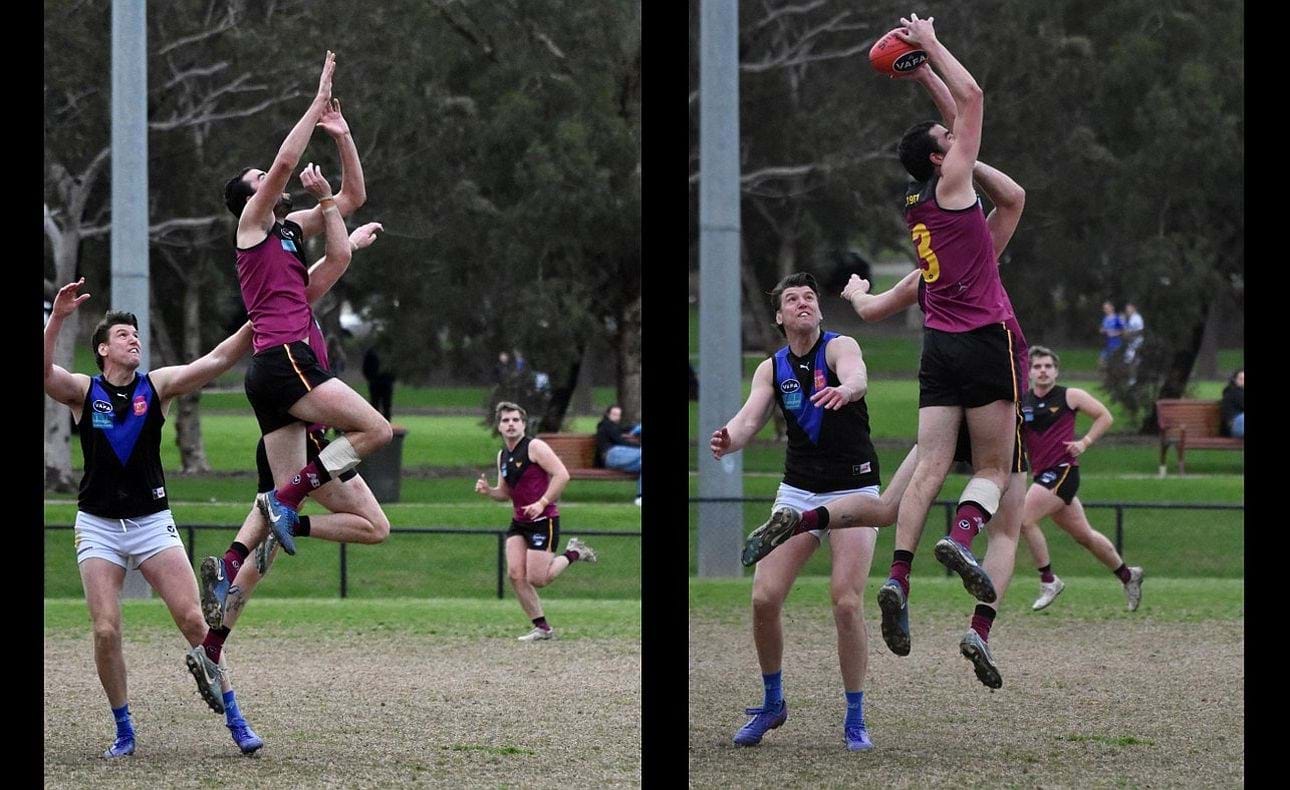 Jack Bell flies for another mark