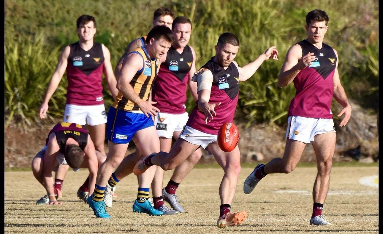 James Paul heads out of defence
