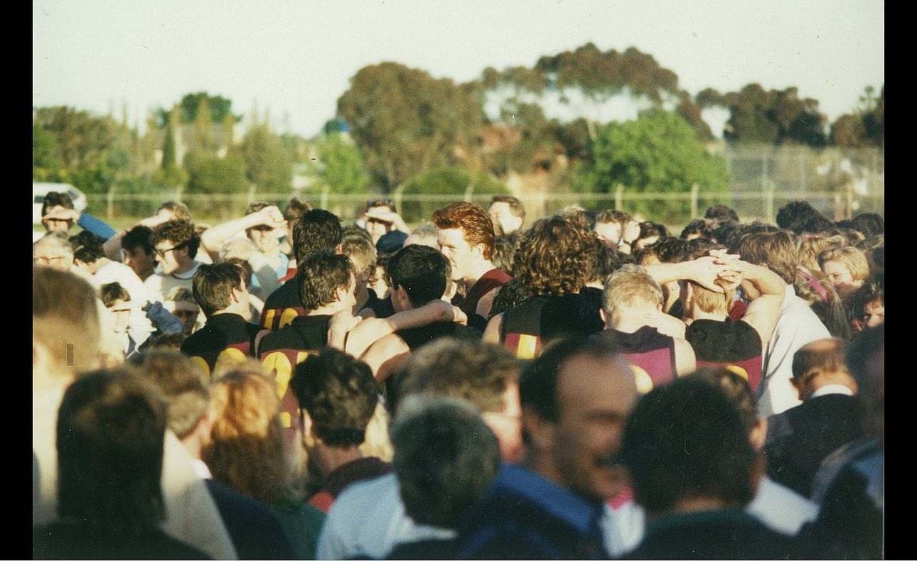 End of match celebrations