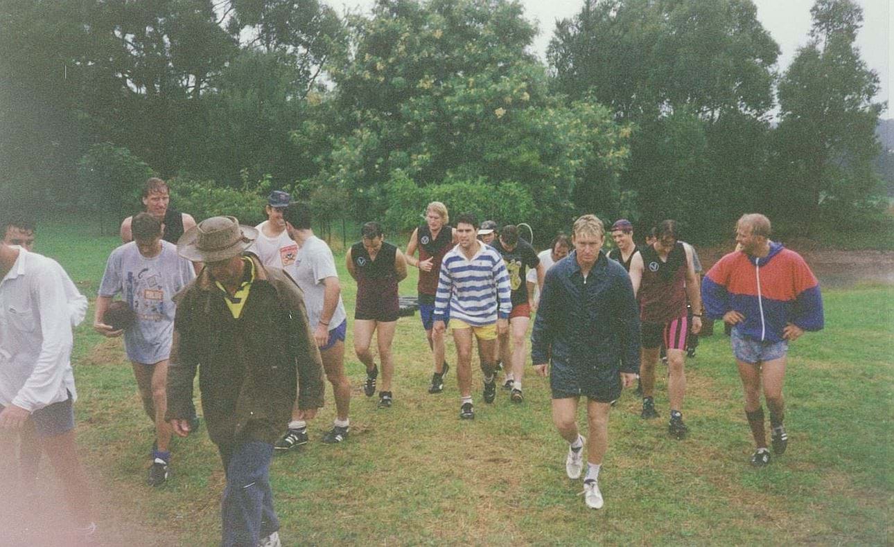 Pre-season training at Red Hill
