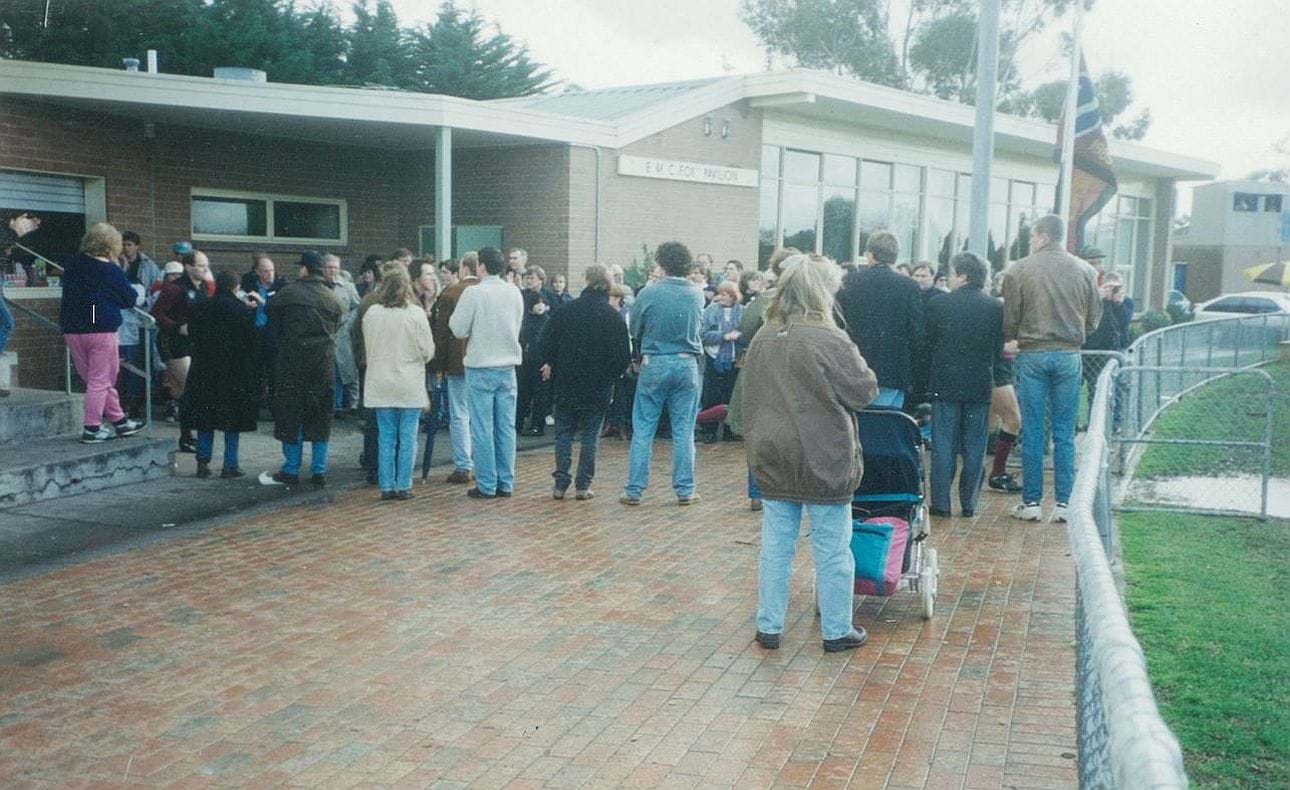 The Bloods take to the field